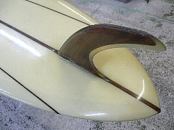 surfboard repair polyester remake fin velzy 1